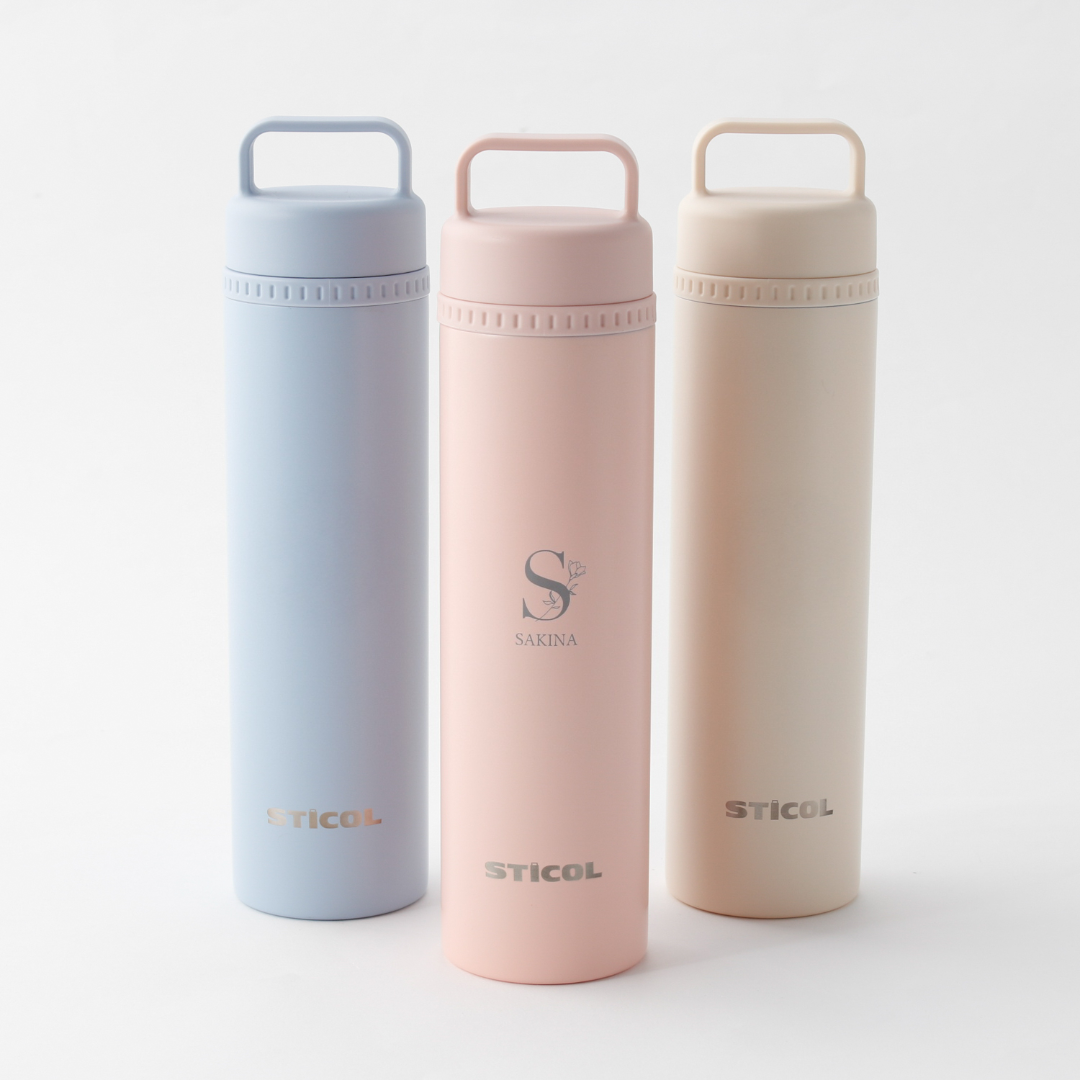 イニシャル刻印 2in1 BOTTLE 水筒 氷のうボトル | STICOL（スティコル
